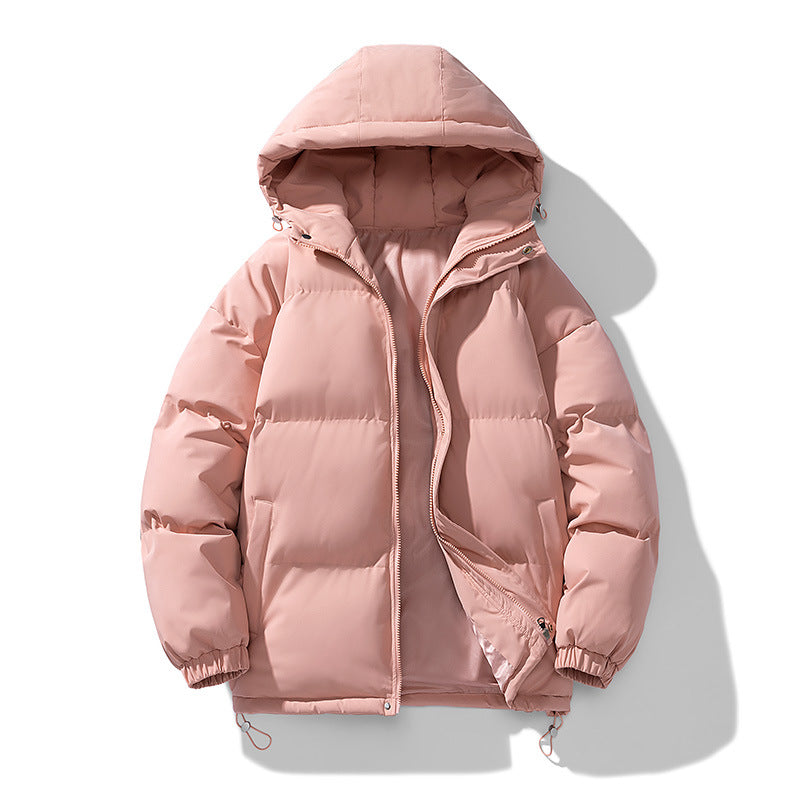 Men'S Hoodie Padded Coat Thickened Cotton-Padded Clothes Loose Casual Cotton-Padded Jacket