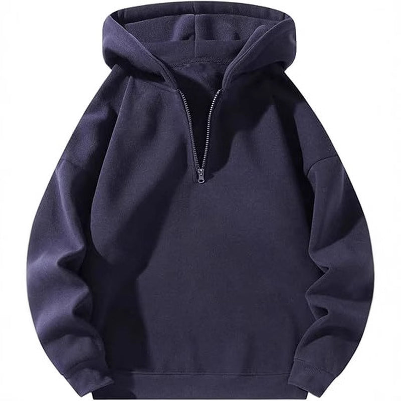 American Casual Zipper Hoodie Loose Sports Sweater