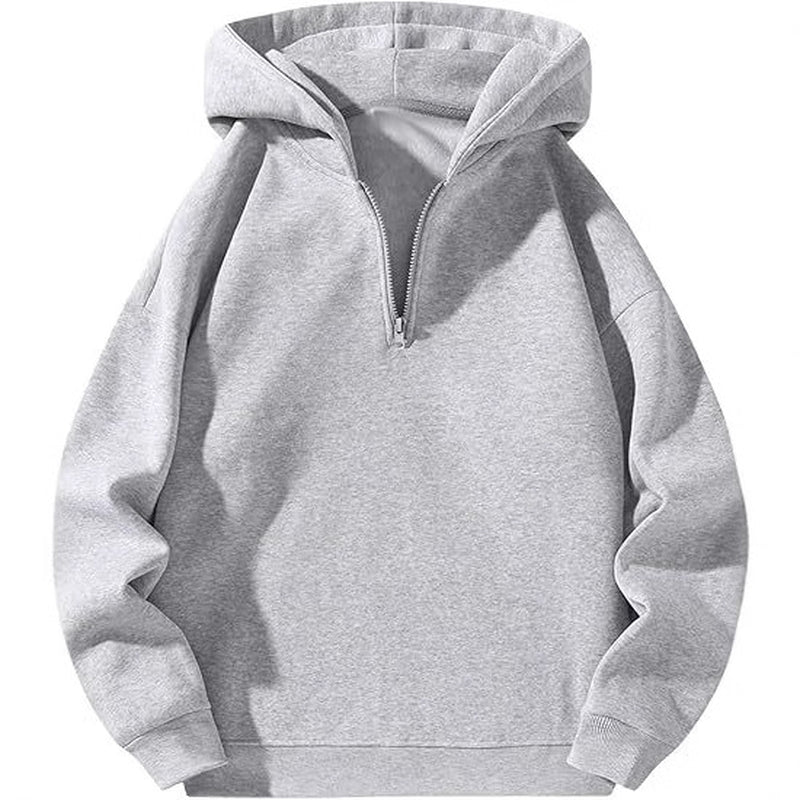 American Casual Zipper Hoodie Loose Sports Sweater